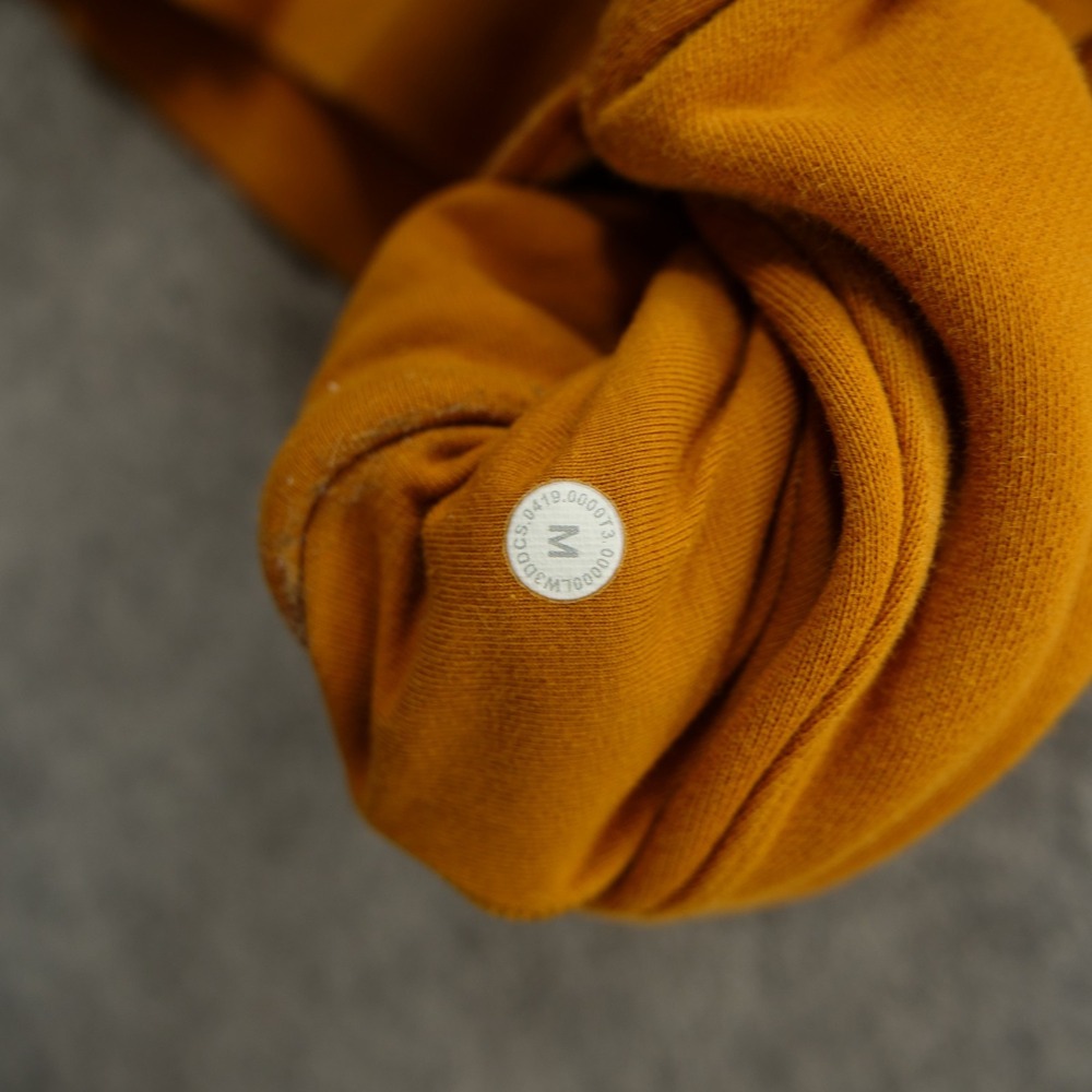 Lululemon Hoodie Sweatshirt Medium Gold Perfectly Oversized Fleece Oversized - Picture 10 of 12